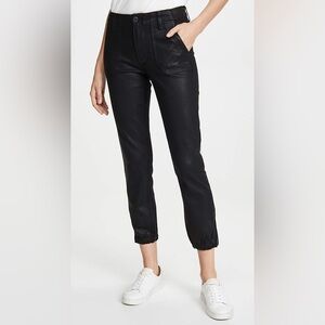 Paige Mayslie Jogger Black Fog Luxe Coating
